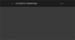 Desktop Screenshot of cutiefulchristina.com